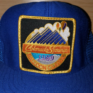 Vintage 1989 Colorado Springs Balloon Classic Trucker Hat