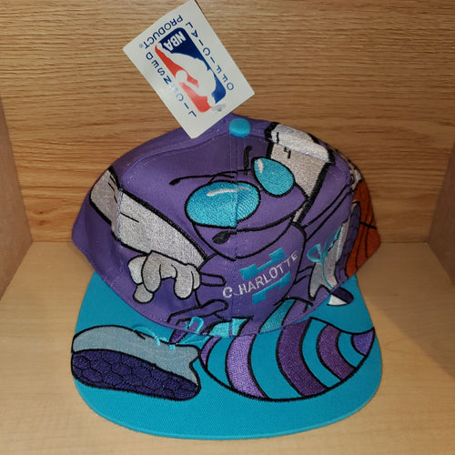 Vintage NEW Charlotte Hornets Big Logo Hat