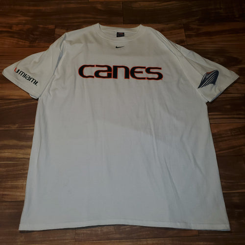 XL - Miami Hurricanes Nike Center Swoosh Shirt