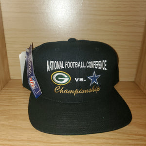 NEW Vintage Green Bay Packers Dallas Cowboys NFC Champion Hat