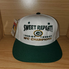 Load image into Gallery viewer, NEW Vintage 1990s Green Bay Packers NFC Champions Sweet Repeat Hat