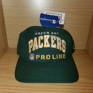 NEW Vintage Green Bay Packers Pro Line Champion Hat