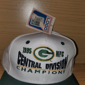 NEW Vintage 1995 Green Bay Packers NFC Champions Hat