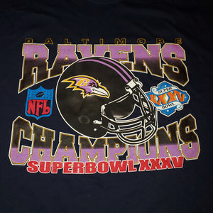 XXL - Vintage Baltimore Ravens Super Bowl XXXV Champions Shirt