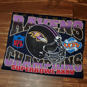 XXL - Vintage Baltimore Ravens Super Bowl XXXV Champions Shirt