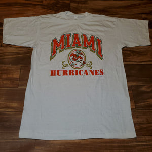 L - Vintage Rare Miami Hurricanes Sports Shirt