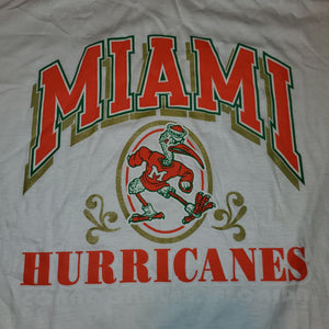 L - Vintage Rare Miami Hurricanes Sports Shirt