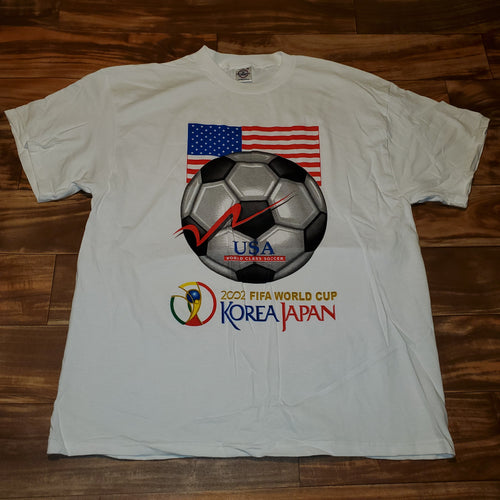 XL - Vintage 2002 USA FIFA World Cup Soccer Shirt