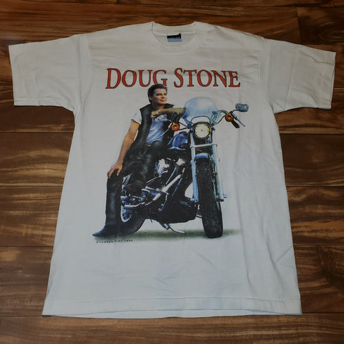 M - Vintage Rare Doug Stone On Tour Motocycle Shirt