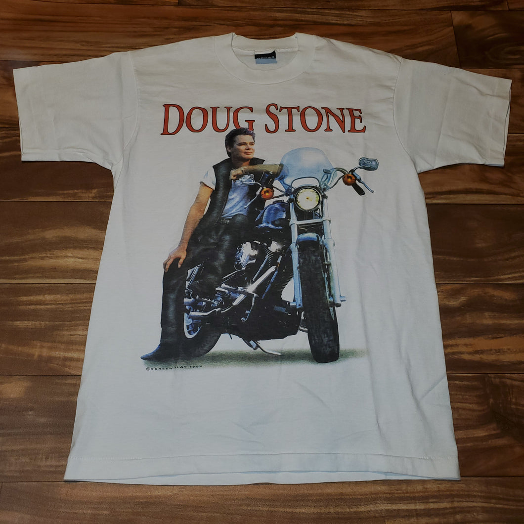 M - Vintage Rare Doug Stone On Tour Motocycle Shirt
