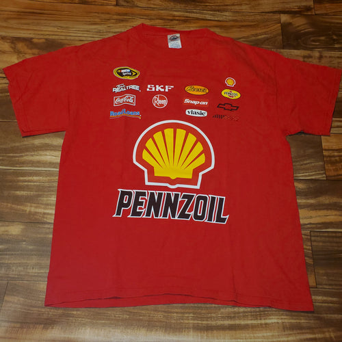 L - Vintage Kevin Harvick Pennzoil Nascar Shirt