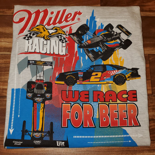 L - Vintage Rare Rusty Wallace Larry Dixon Nascar Shirt