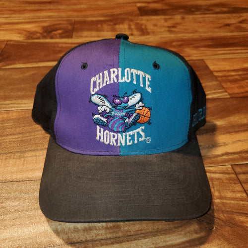 Vintage Charlotte Hornets Color Block Starter Hat