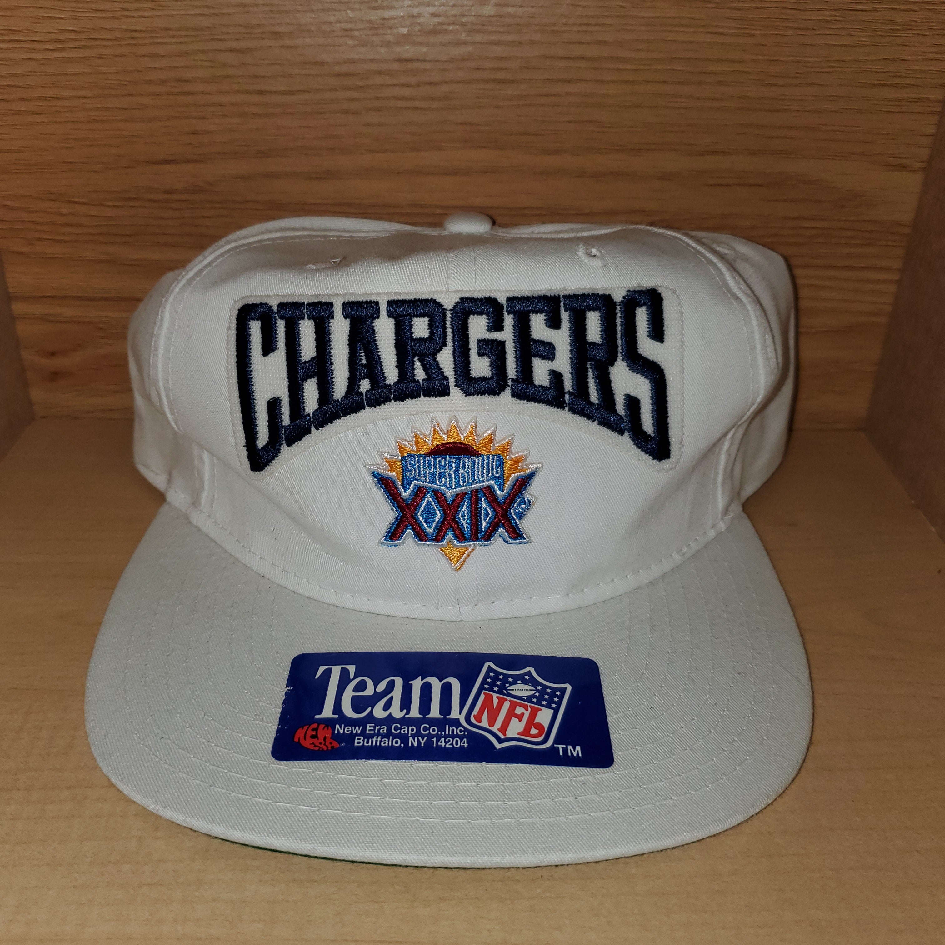 Vintage San Diego Chargers Lightning Bolt Plaid Hat SZ OSFM m