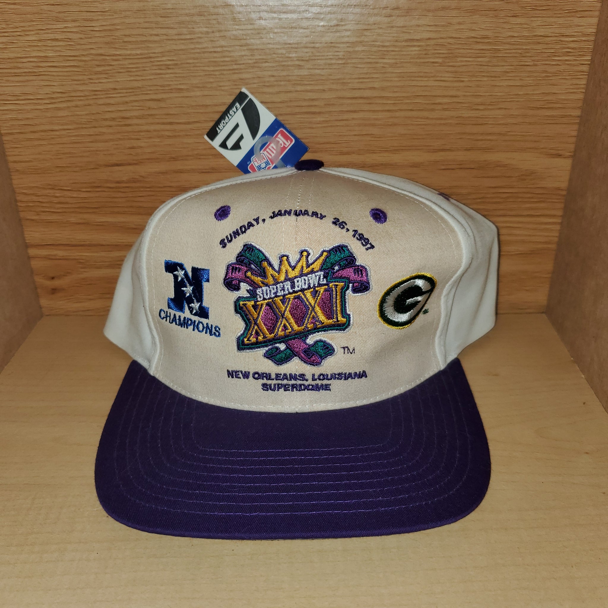 NEW Vintage Green Bay Packers Super Bowl XXXI Champions Hat – Twisted Thrift