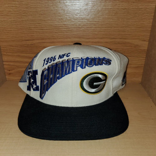 Vintage Green Bay Packers 1996 NFC Champions Shadow Hat