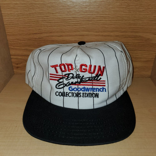 Vintage Dale Earnhardt Goodwrench Pinstripe Top Gun Collectors Hat