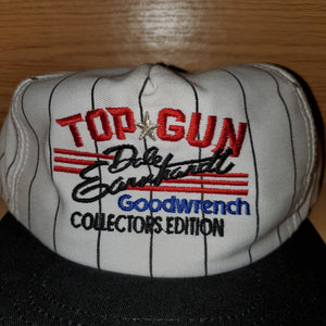 Vintage Dale Earnhardt Goodwrench Pinstripe Top Gun Collectors Hat