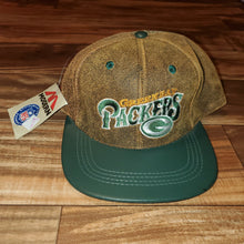 Load image into Gallery viewer, NEW Vintage Green Bay Packers Brown Leather Hat