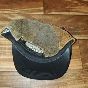 NEW Vintage Green Bay Packers Brown Leather Hat