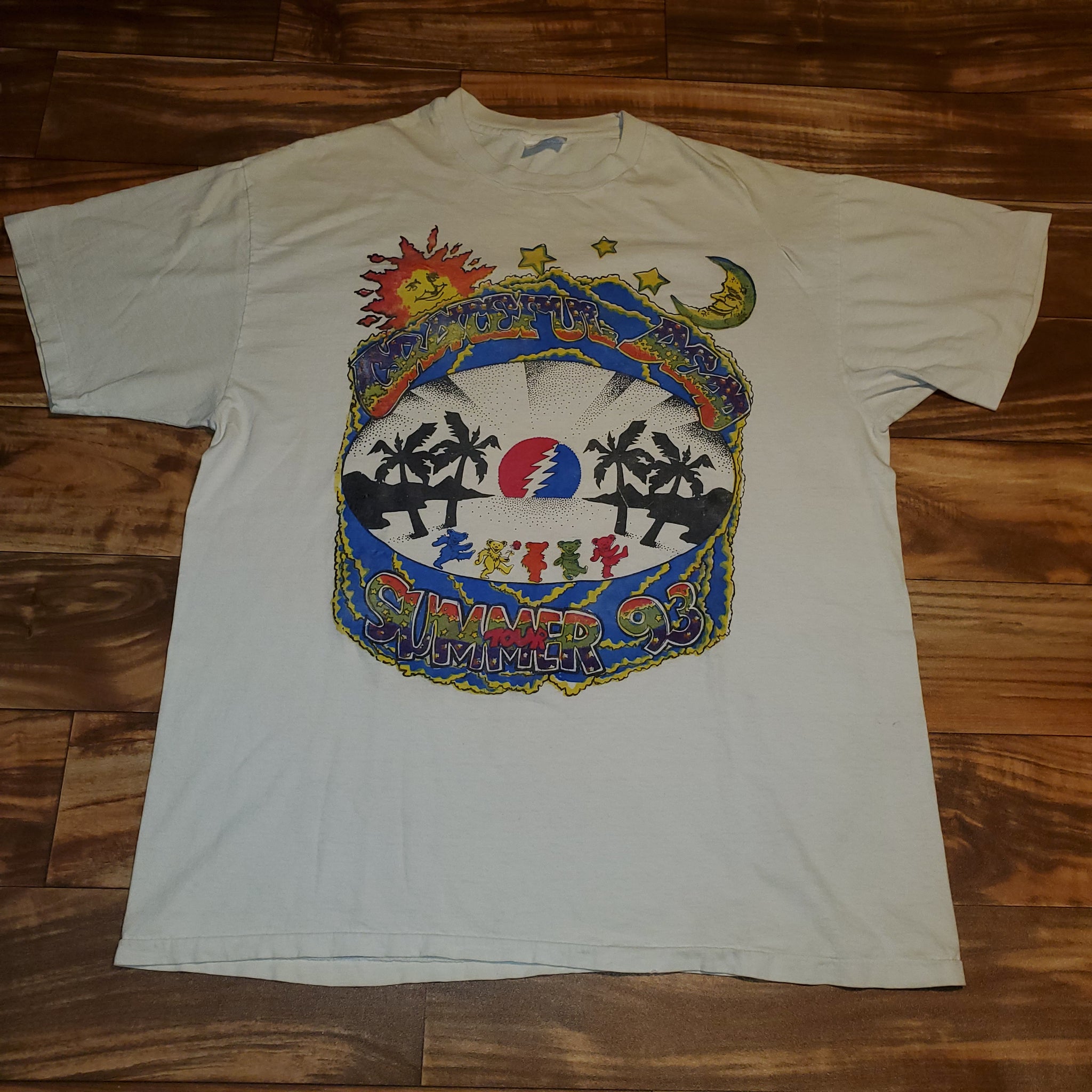 Summer Tour 93 White T-Shirt