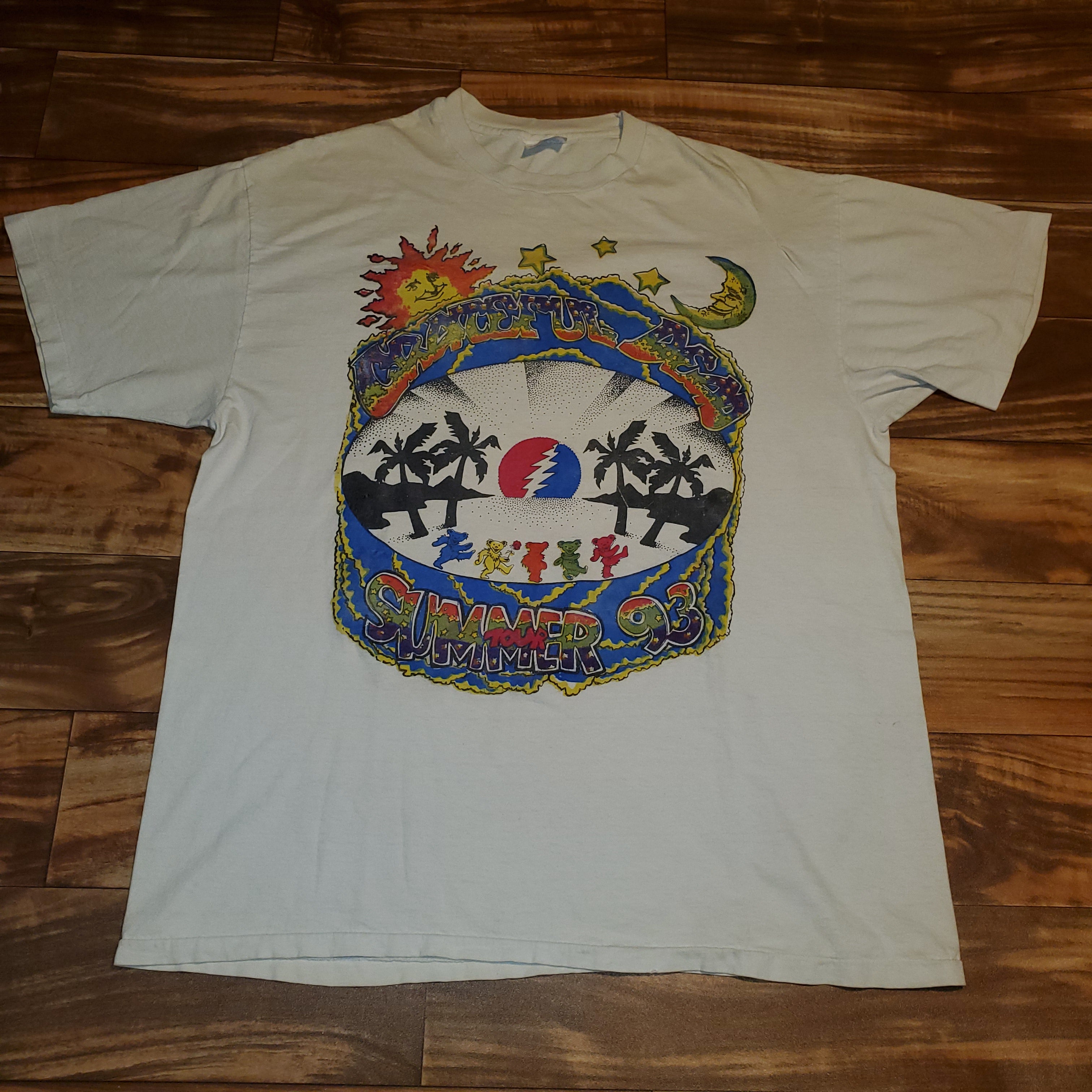 Grateful Dead 1993 Summer Tour With Tour Dates T Shirt - Hersmiles