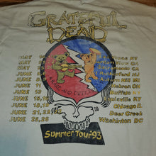 Load image into Gallery viewer, XL - Vintage Rare Grateful Dead 1993 Summer Tour Shirt
