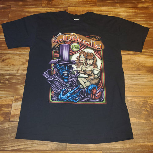L - Vintage RARE Cinderella Motley Crue Tour Shirt
