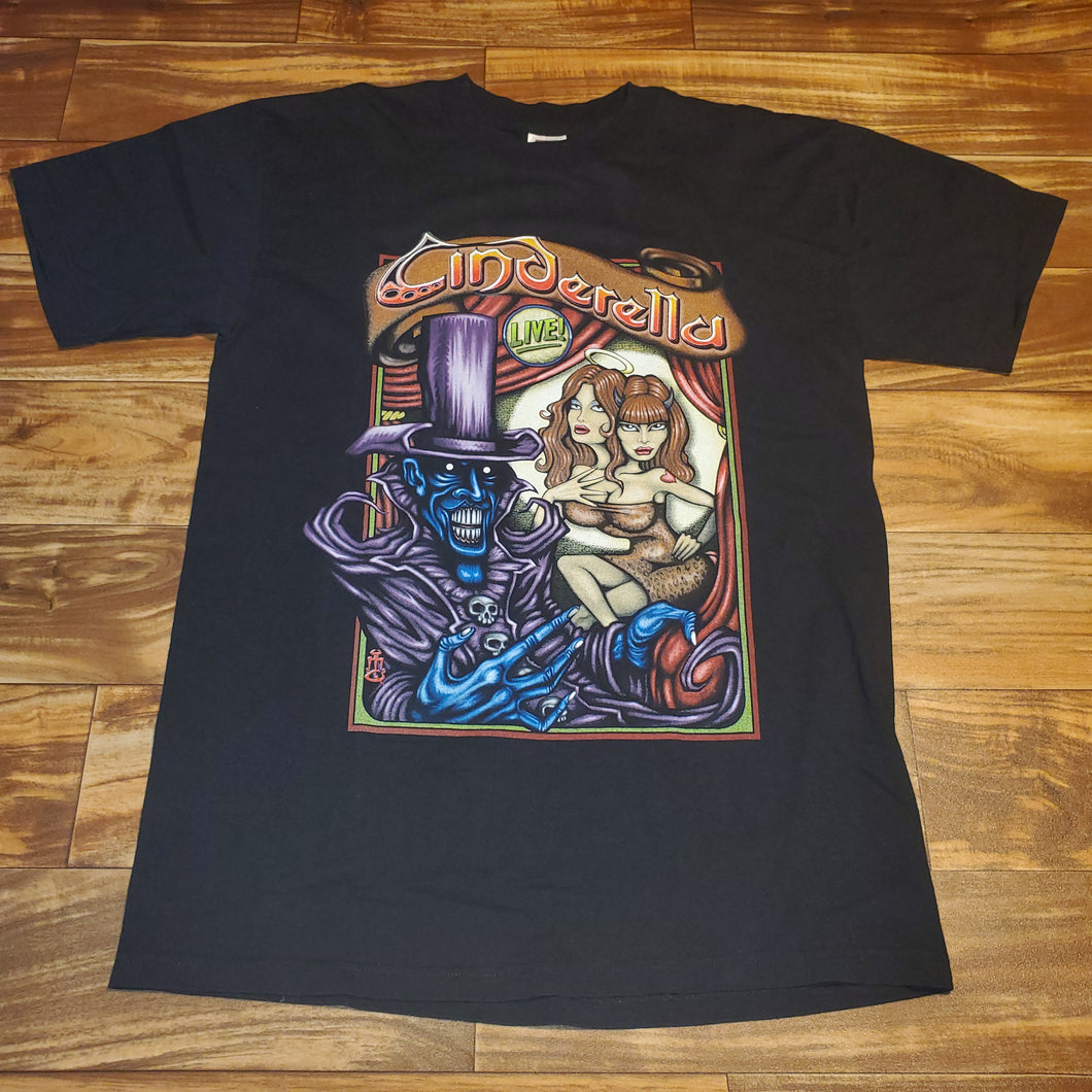 L - Vintage RARE Cinderella Motley Crue Tour Shirt