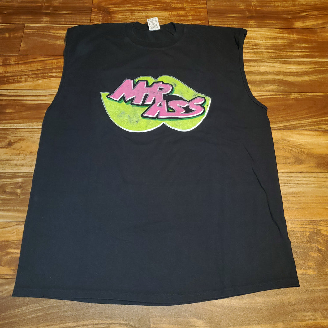 XL/XXL - Vintage RARE 1999 WWF Mr Ass Sleeveless Shirt
