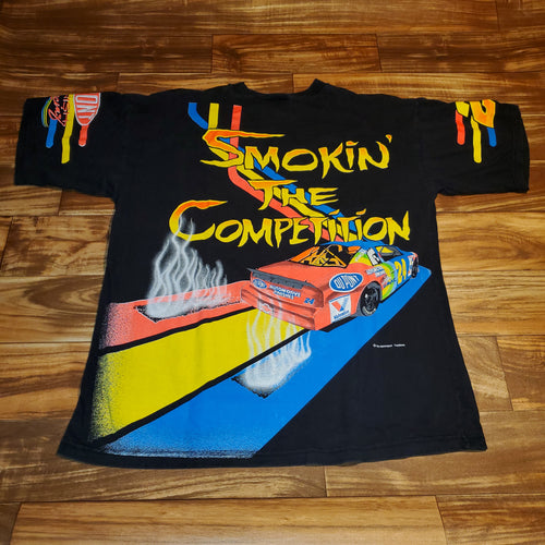 XL - Vintage RARE Jeff Gordon 1995 Nascar All Over Print Shirt