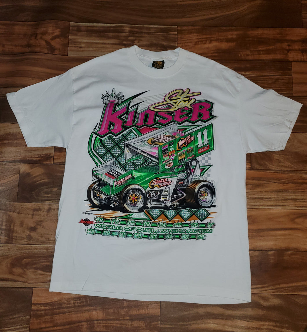 XL - Vintage Sprint Car Dirt Racing Steve Kinser Shirt