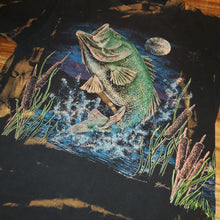 Load image into Gallery viewer, M/L - Vintage Nature Bass Fish Wrap Around Print Shirt