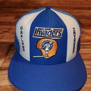 Vintage Oakland Invaders 1980s USFL Hat