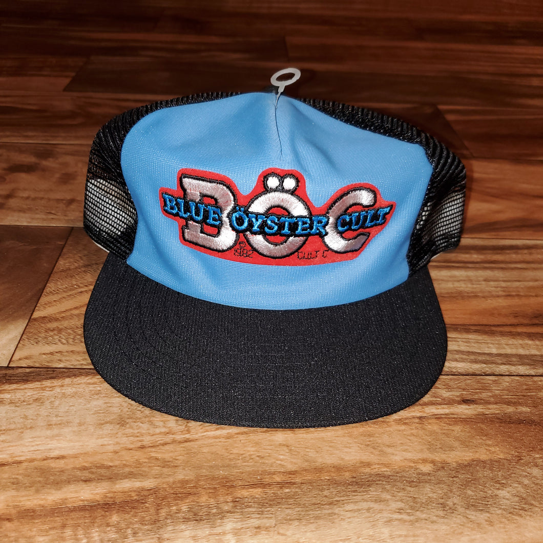 NEW Vintage 1982 Bkue Oyster Cult Band Trucker Mesh Hat