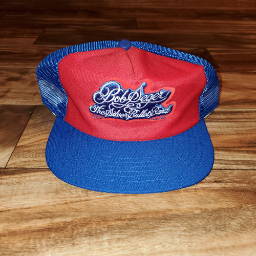Vintage 1982 Bob Seger The Silver Bullet Band Trucker Mesh Hat