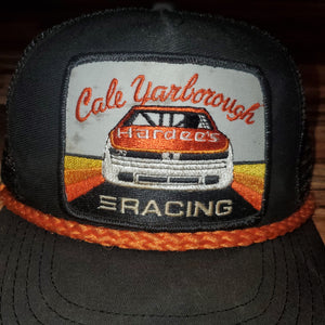 Vintage Cale Yarborough Nascar Hardees Patch Hat