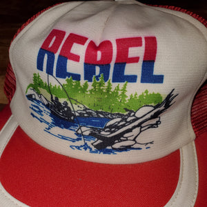 Vintage Rebel Fishing Lure Hat