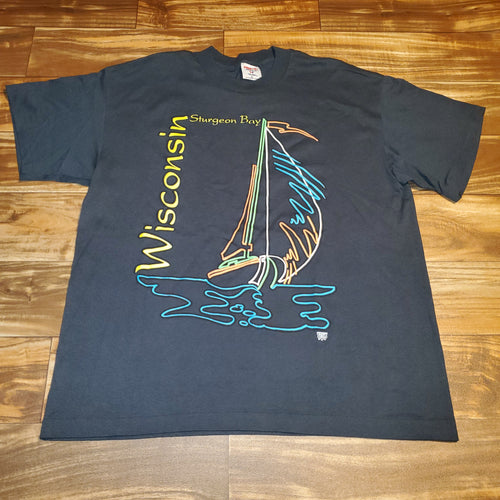 XL - Vintage Wisconsin Sturgeon Bay Shirt