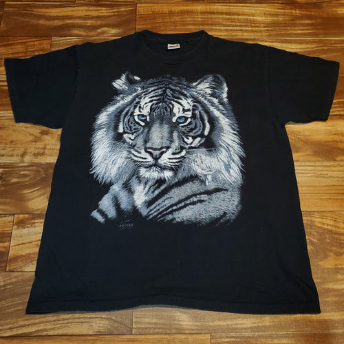 XL - Vintage Nature White Tiger Shirt