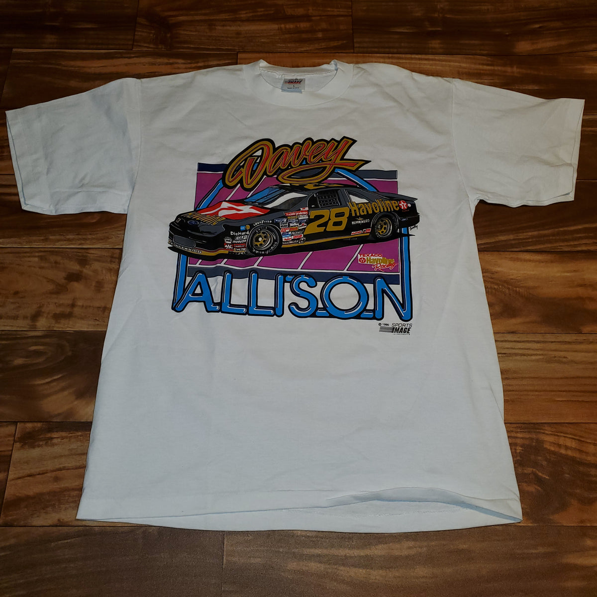 L - Vintage 1990 Nascar Davey Allison Shirt – Twisted Thrift