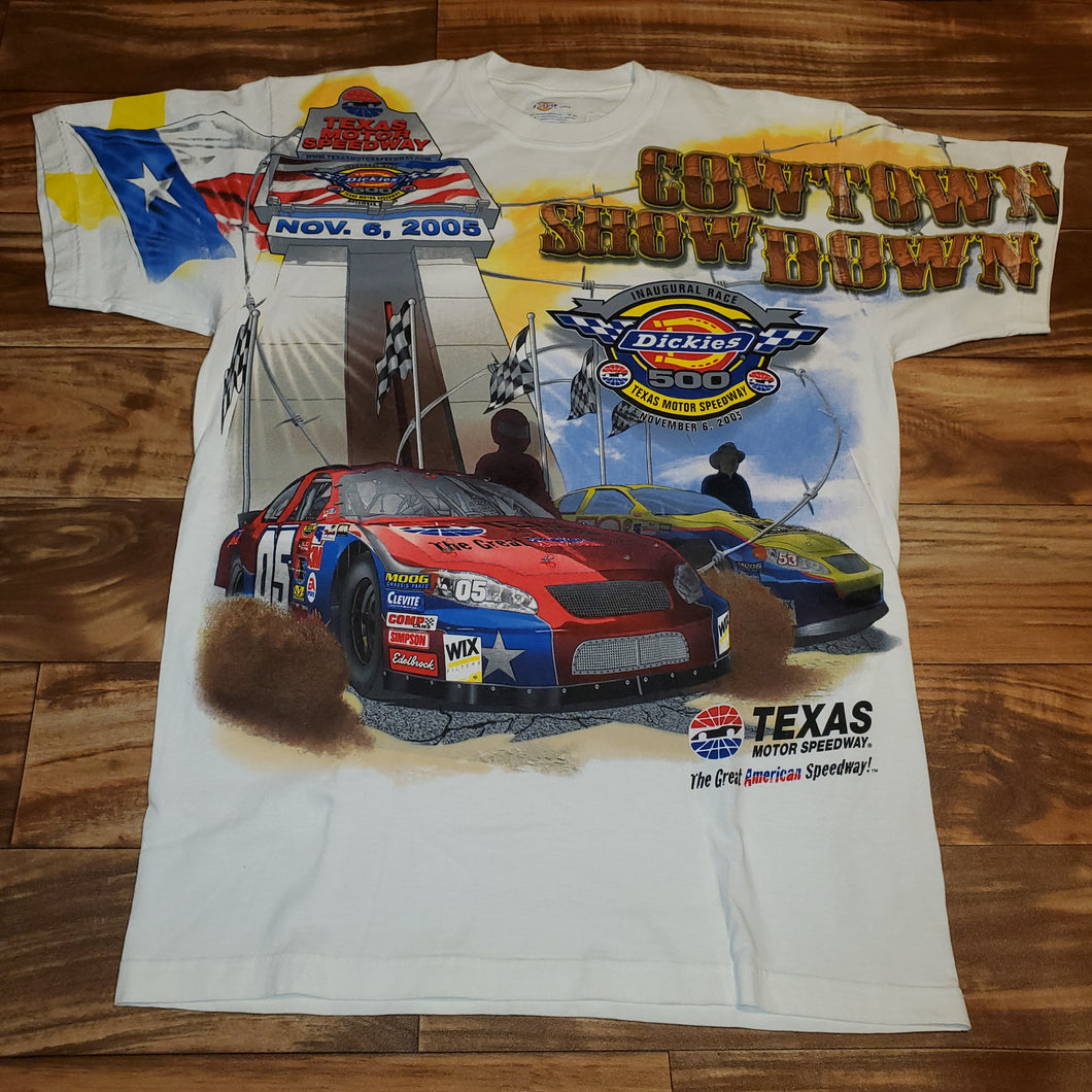 L - Nascar All Over Print 2008 Texas Motor Speedway Shirt