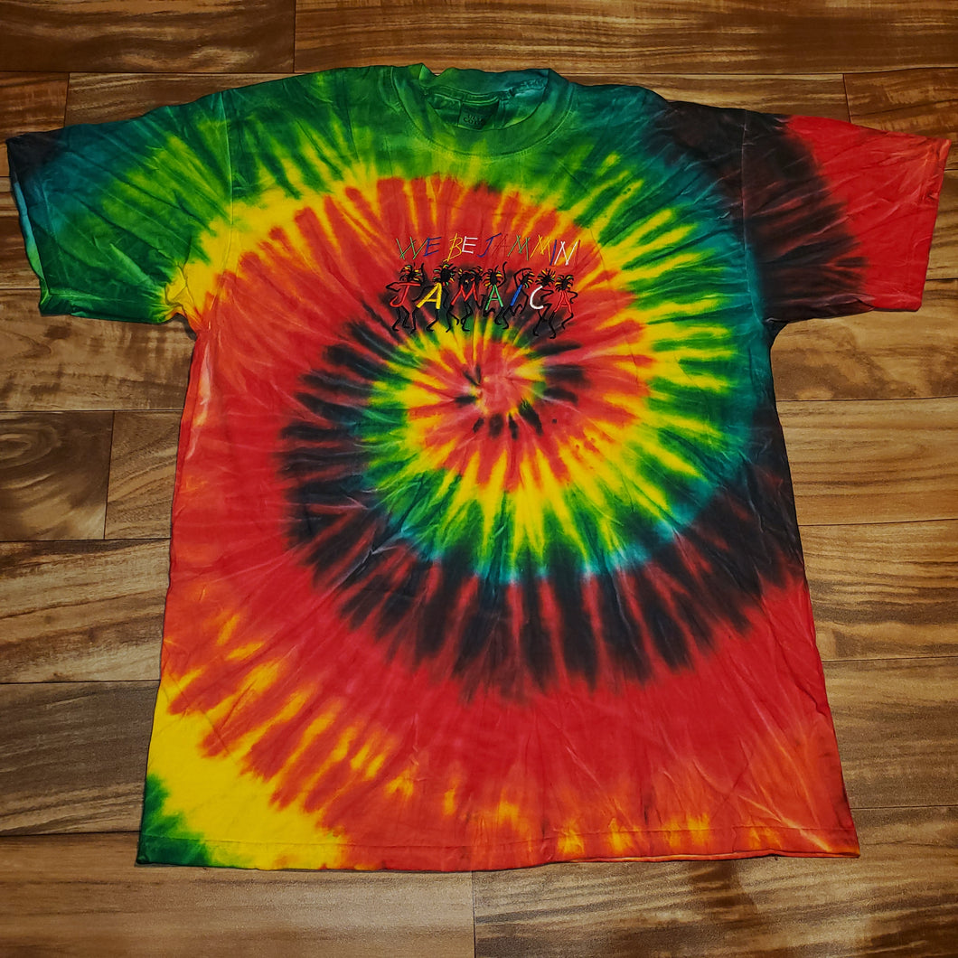 XL - Vintage Jamaica We Be Jammin Tie Dye Shirt