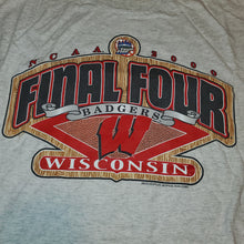 Load image into Gallery viewer, XL - Vintage Wisconsin Badgers NCAA Final Four Shirt