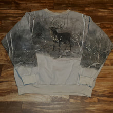 Load image into Gallery viewer, XL - Vintage Nature Deer All Over Print Crewneck
