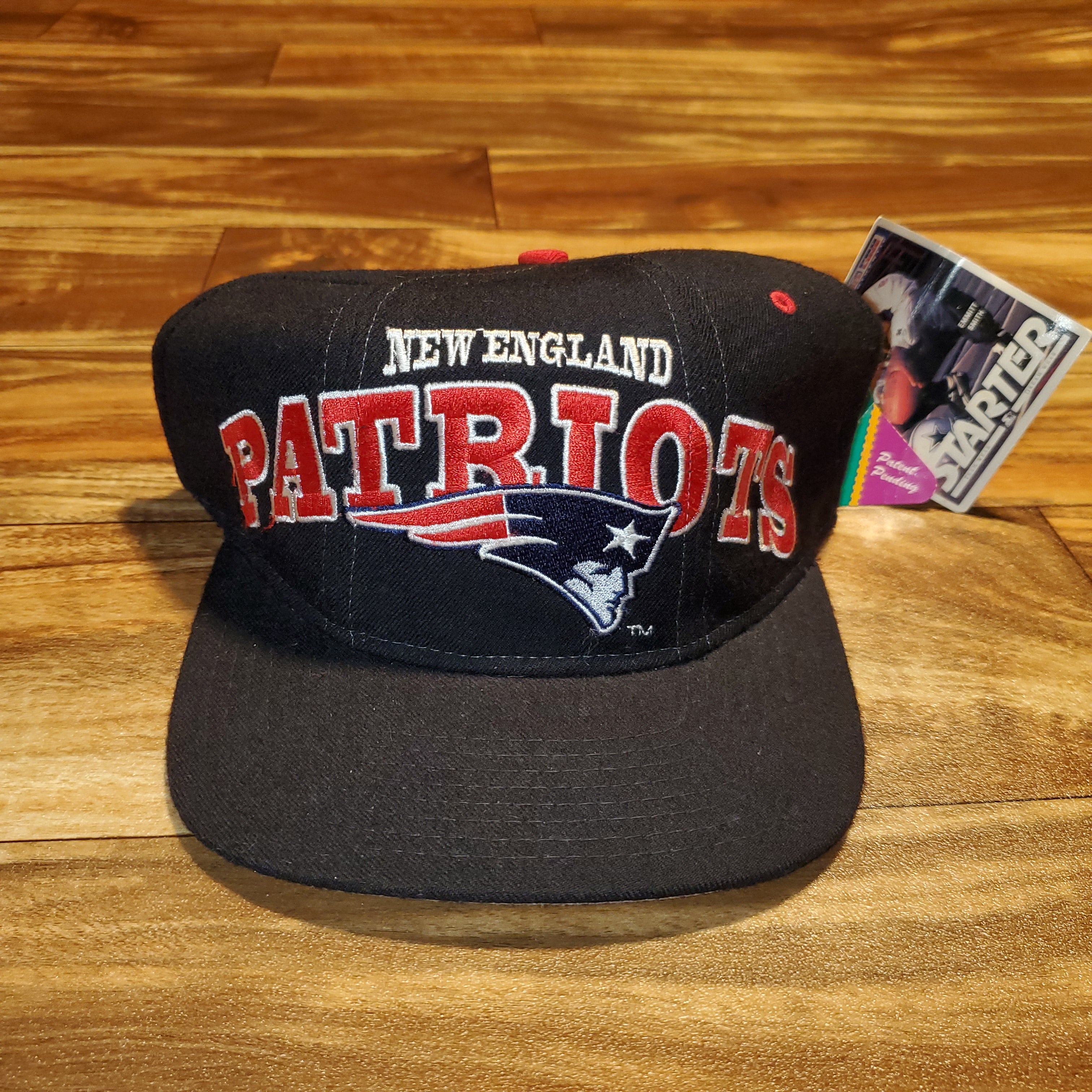 NEW ENGLAND PATRIOTS VINTAGE 80s STARTER TWILL NFL FOOTBALL SNAPBACK HAT –  The Felt Fanatic