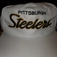 Load image into Gallery viewer, Vintage RARE Pittsburgh Steelers Sports Specialties Script Hat