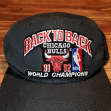 Load image into Gallery viewer, Vintage Chicago Bulls Back To Back World Champions Hat