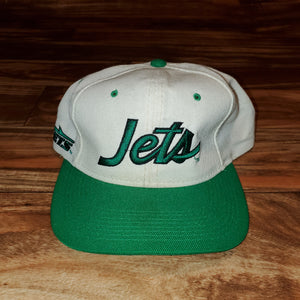 Vintage New York Jets Sports Specialties Script SnapBack Hat Cap