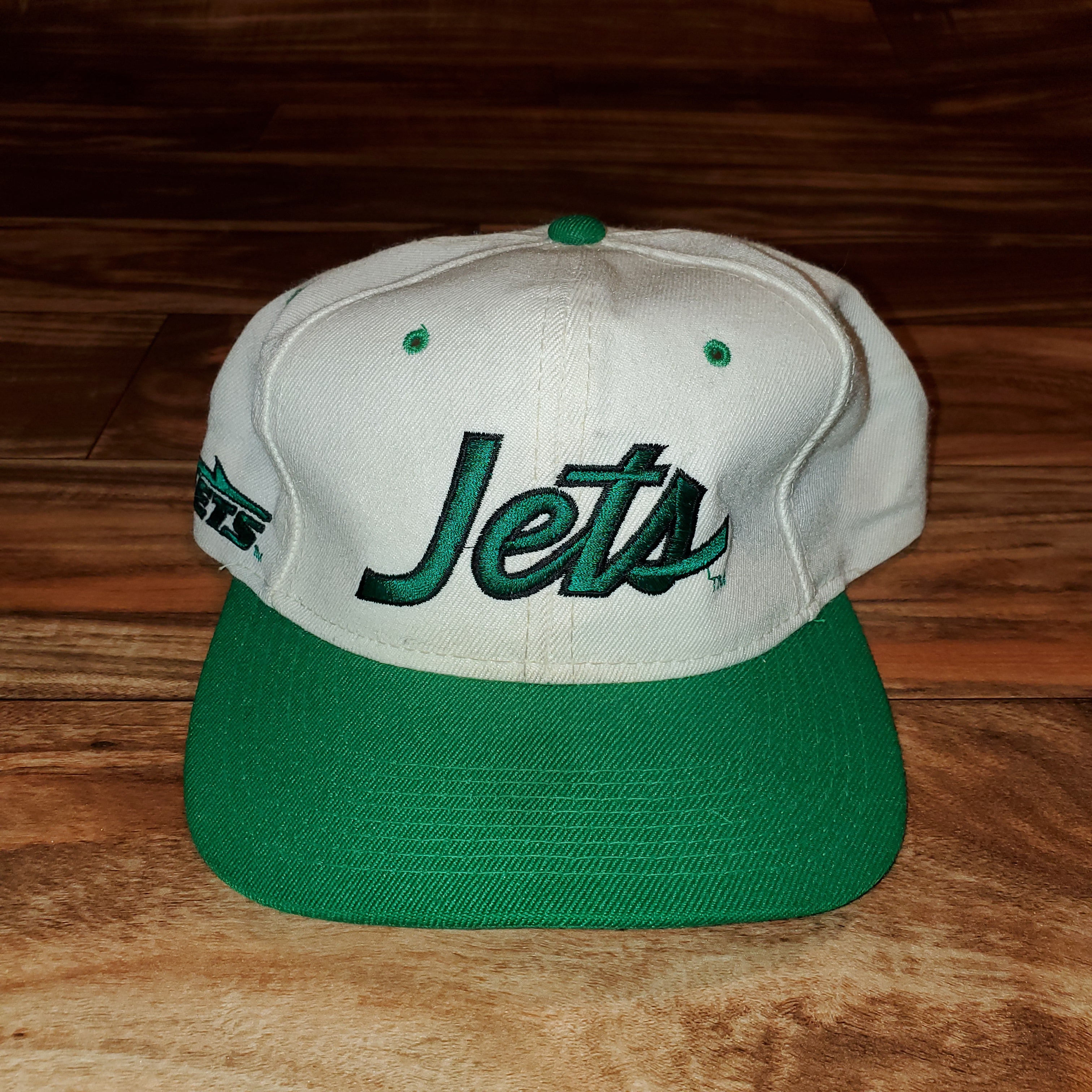 Vintage 90s New York Jets Men Sports Specialties Fitted Hat 